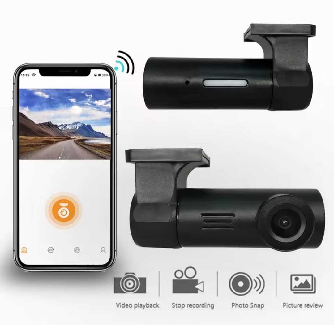 Cámara de grabación para vehículos con Wi-fi