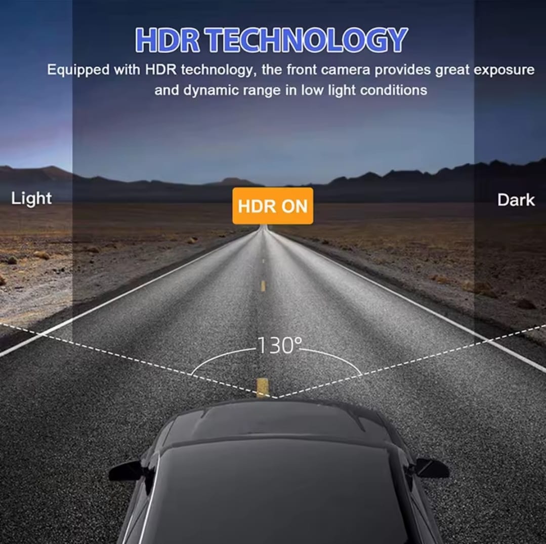 Cámara de Grabación para Auto 2 Lentes 1080P Full HD – Protección Total en Cada Trayecto