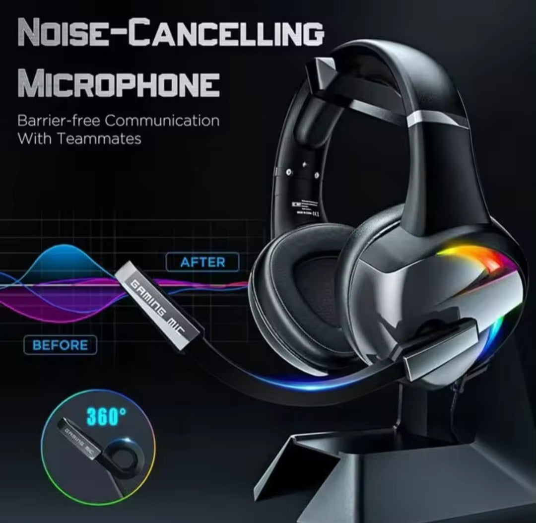 Audífonos Gamer RGB para PC y Consolas