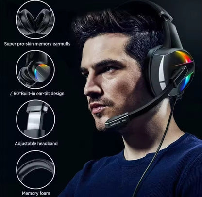 Audífonos Gamer RGB para PC y Consolas