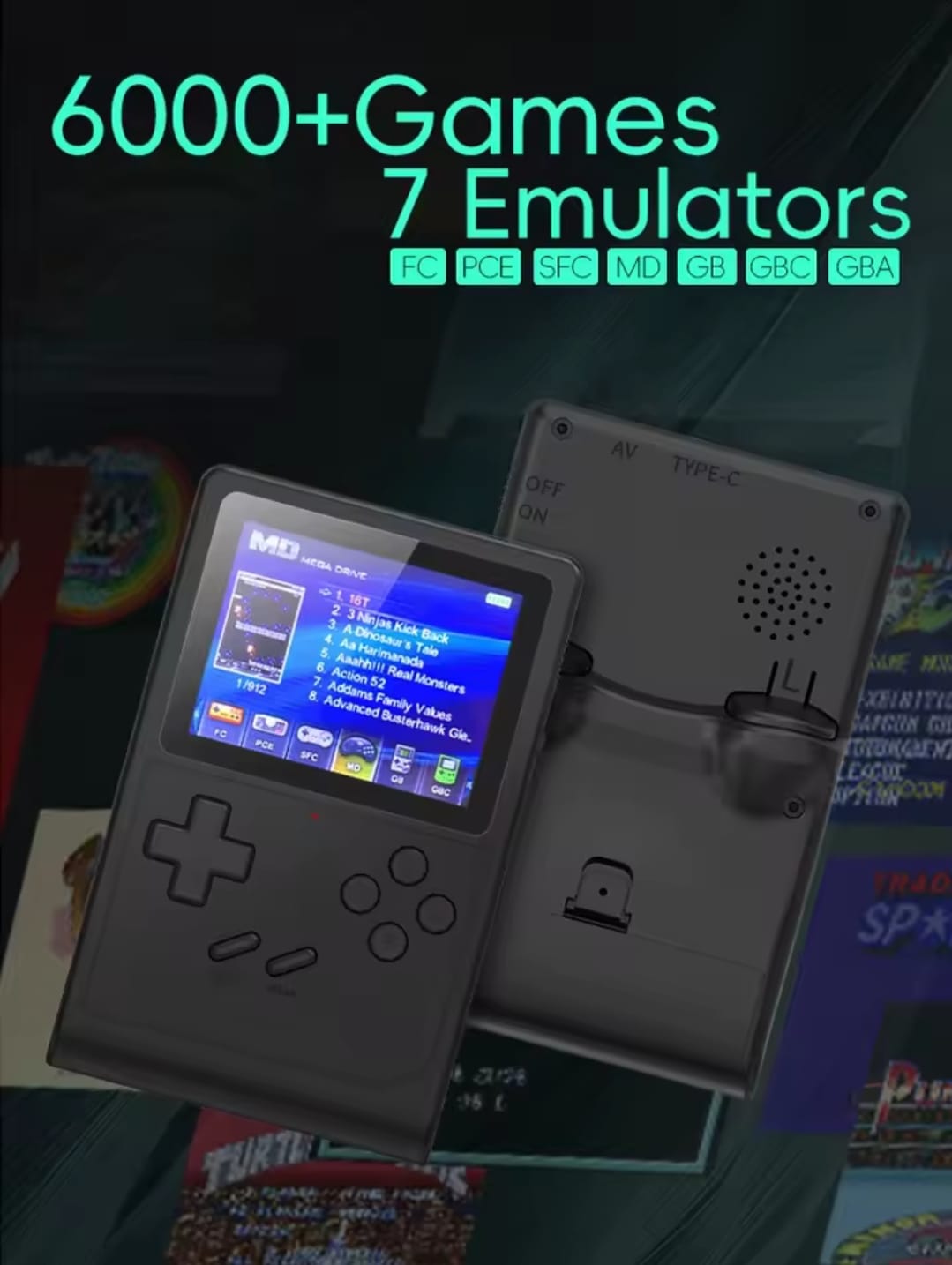Consola GB300 con +6000 juegos